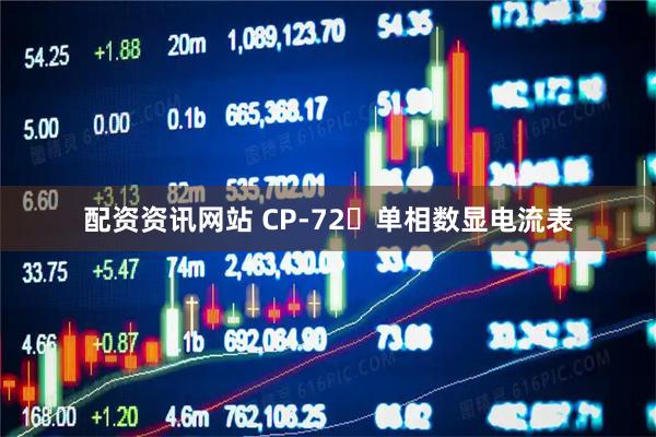 配资资讯网站 CP-72	单相数显电流表